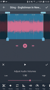 اسکرین شات برنامه AndroSound Audio Editor 7