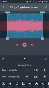 اسکرین شات برنامه AndroSound Audio Editor 2