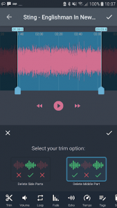 اسکرین شات برنامه AndroSound Audio Editor 5