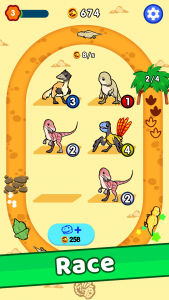 اسکرین شات بازی Merge Dinosaurs 2