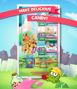 اسکرین شات بازی Om Nom Idle Candy 1