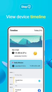 اسکرین شات 2 برنامه QualityTime : Phone Addiction