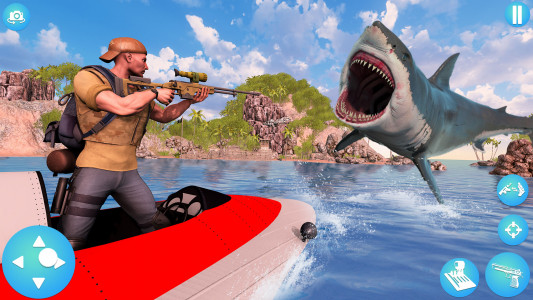 اسکرین شات بازی Fish Hunter Shark Simulator 1