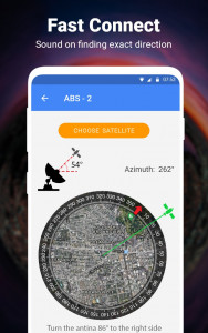 اسکرین شات برنامه Satellite Dish align Finder 3