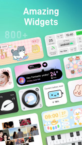 اسکرین شات 1 برنامه iScreen - Widgets & Themes