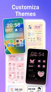 اسکرین شات 4 برنامه iScreen - Widgets & Themes