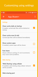 اسکرین شات 8 برنامه App Sharer+