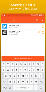 اسکرین شات 2 برنامه App Sharer+