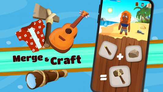 اسکرین شات 2 بازی Kraken Island - Merge & Craft
