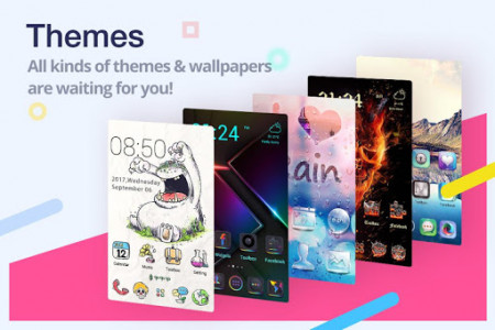 اسکرین شات برنامه ZERO Launcher- HD Themes,3D Wallpapers,Color Icons 1