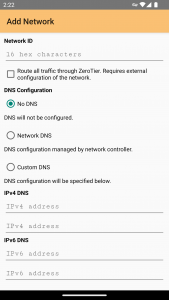 اسکرین شات 2 برنامه ZeroTier One