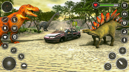 اسکرین شات بازی Dinosaur Hunter 3D Game 3