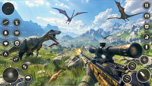 اسکرین شات بازی Dinosaur Hunter 3D Game 5