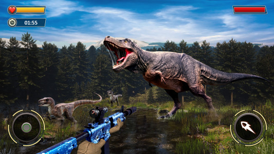 اسکرین شات بازی Dinosaurs Hunter 3D 1