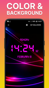 اسکرین شات برنامه SmartClock - LED Digital Clock 4