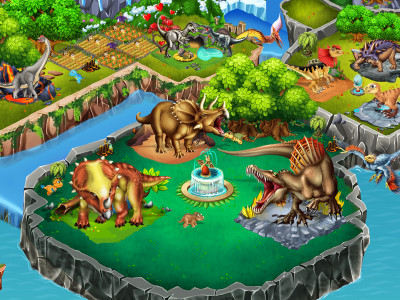 اسکرین شات بازی Dino Battle 2