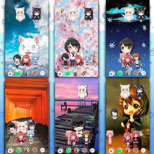 اسکرین شات برنامه Lively Anime Live Wallpaper 5