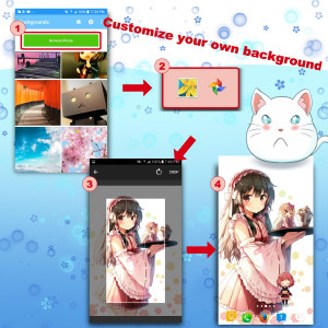 اسکرین شات برنامه Lively Anime Live Wallpaper 8