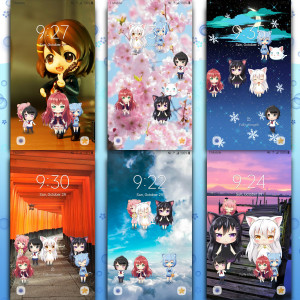 اسکرین شات برنامه Lively Anime Live Wallpaper 3