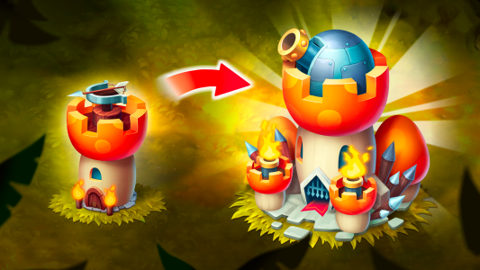 اسکرین شات 3 بازی Mushroom Wars 2: RTS Strategy