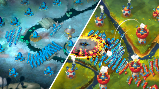 اسکرین شات بازی Mushroom Wars 2: RTS Strategy 1