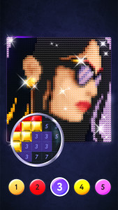 اسکرین شات 4 برنامه Magic Diamond Painting－Gem Art