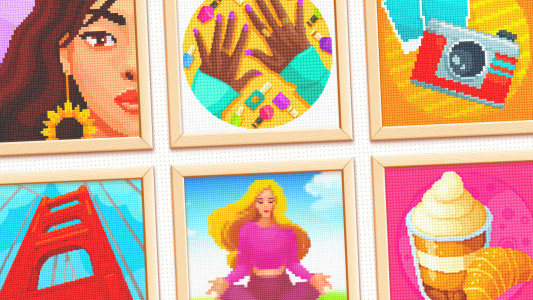 اسکرین شات 6 بازی Magic Cross Stitch: Pixel Art