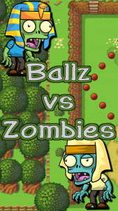 اسکرین شات بازی Ballz vs Zombies, zap a zombie 1