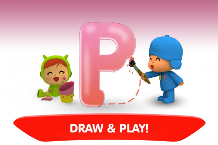 اسکرین شات 1 برنامه Pocoyo ABC Adventure: Alphabet