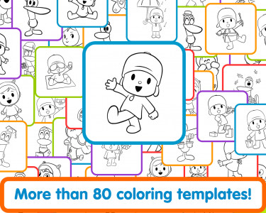 اسکرین شات بازی Pocoyo Colors:  Fun drawings! 2