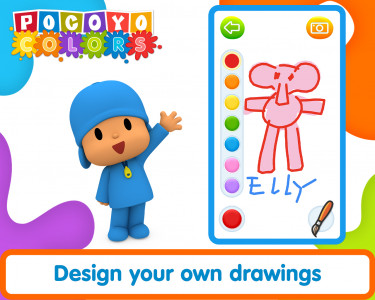 اسکرین شات بازی Pocoyo Colors:  Fun drawings! 4