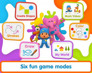 اسکرین شات بازی Pocoyo Colors:  Fun drawings! 1