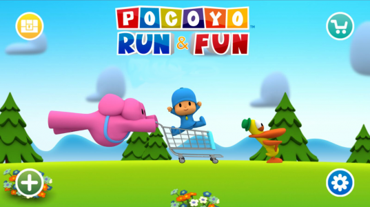 اسکرین شات 1 بازی Pocoyo Run & Fun: Cartoon Jump