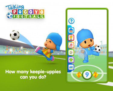 اسکرین شات بازی Talking Pocoyo Football 1