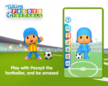 اسکرین شات بازی Talking Pocoyo Football 2