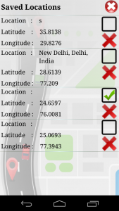 اسکرین شات برنامه GPS Route Address Finder 7