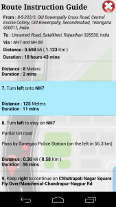 اسکرین شات برنامه GPS Route Address Finder 4