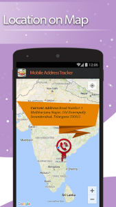 اسکرین شات برنامه Live Mobile address tracker 3