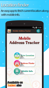 اسکرین شات برنامه Live Mobile address tracker 1