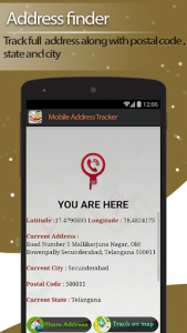 اسکرین شات برنامه Live Mobile address tracker 2