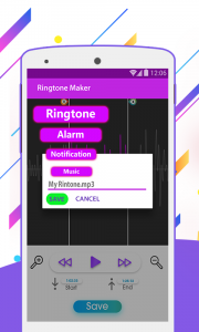 اسکرین شات برنامه Mp3 & Music Cutter : ringtone Maker, Voice Changer 5