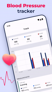 اسکرین شات 4 برنامه Blood Pressure Tracker