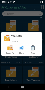 اسکرین شات برنامه Unzip Tool – Zip File Extracto 4