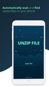 اسکرین شات برنامه Unzip Tool – Zip File Extractor For Android 1