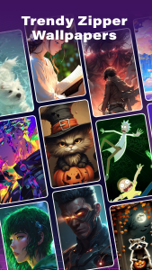 اسکرین شات 3 برنامه Zipper Lock - Zip Screen Theme