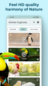 اسکرین شات برنامه Animal Sounds and Ringtones 6