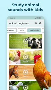 اسکرین شات برنامه Animal Sounds and Ringtones 4