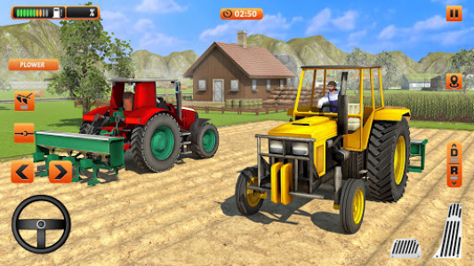اسکرین شات بازی Offroad Farming Tractor Transporter Simulator 2020 1