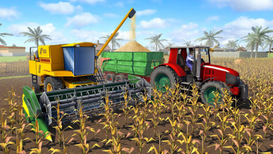 اسکرین شات بازی Offroad Farming Tractor Transporter Simulator 2020 2