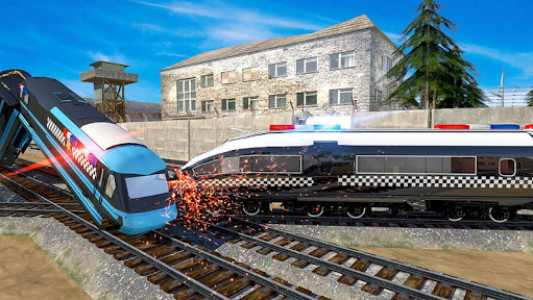 اسکرین شات بازی Police Train Simulator 3D: Prison Transport 3